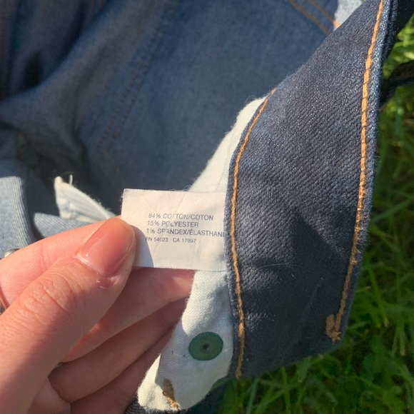 Gap Premium Curvy Straight Dark Wash Jeans - Picture 3 of 4